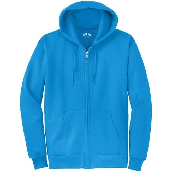 Joe’s USA Men's Full-Zip Hoodie