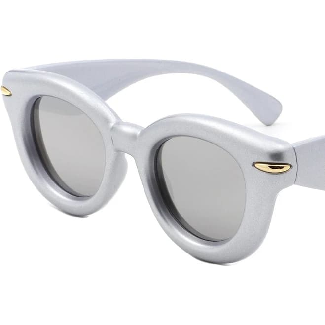 Glide Round Retro Circle Sunglass