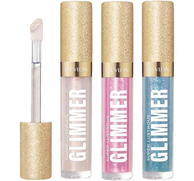 Revlon Super Lustrous Glimmer Gloss Gift Set 3-piece Non-sticky Lip