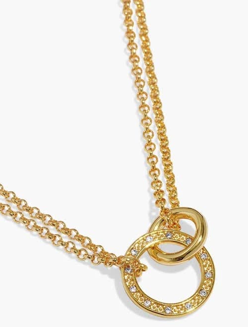 Evermore Linked Circles Necklace