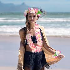 Amazon.com: OKUMEYR 1set Hawaiian Flower Garlands for Beach Parties Holiday Decorations and Luau Events Lightweight and Vibrant Set Pink and White for Party Favors and Celebrations : Home & Kitchen