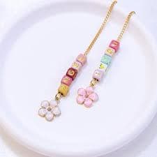 Horsdo DIY Stanley Cup Letter Charm Set，2 pcs Charm Chains and 200pcs Letter Beads, Name ID Personalized Handle Charm for Stanley Tumbler (Flowers) : Amazon.ae: Arts & Crafts
