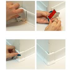 Baseboard Corner Blocks for 10cm Height Baseboard Wall Base Corner Trim - Walmart.com