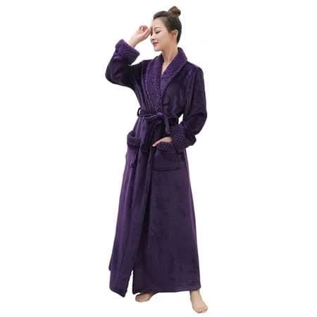 Women's Long Plush Robe