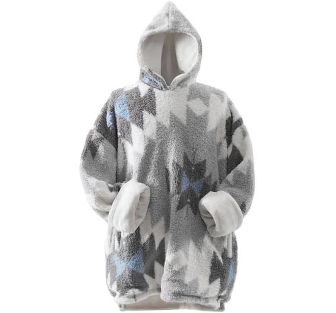 Cathay Home Coleman Oversized Wearable Throw Blanket Hoodie