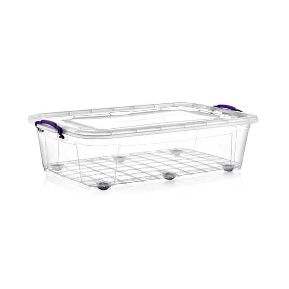 Wheelie Clear Storage Box 30 LT