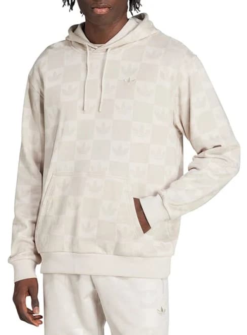 adidas Men's Monogram Allover Print Loose Hoodie