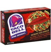 Taco Bell Extreme Taco Dinner