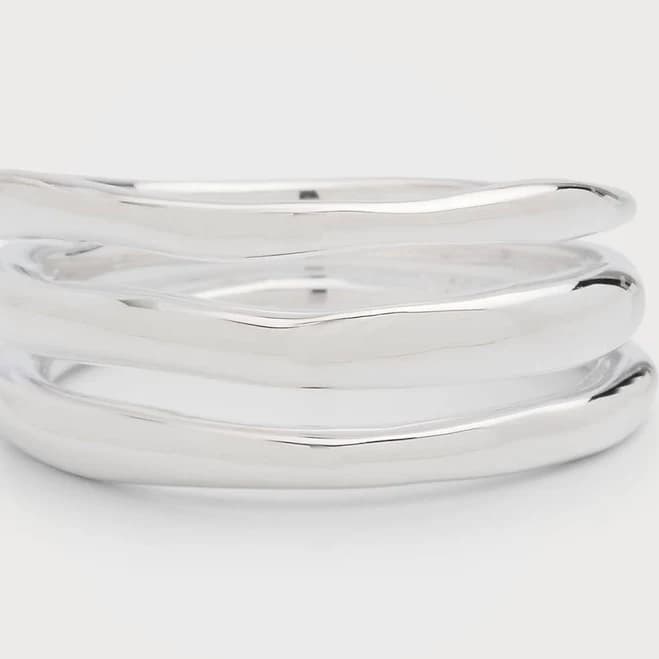 Ippolita Sterling Triple Band Squiggle Ring