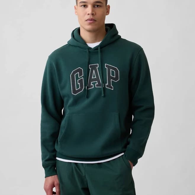 Gap Men's Vintagesoft Arch Logo Hoodie
