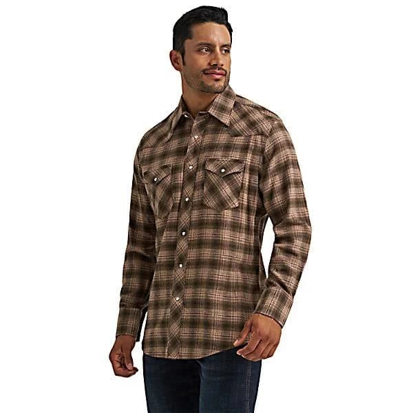 Wrangler Men's Wrancher Flannel Shirt