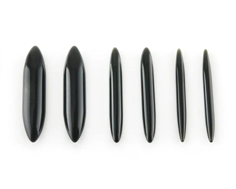 Black Obsidian Stone Septum Spike