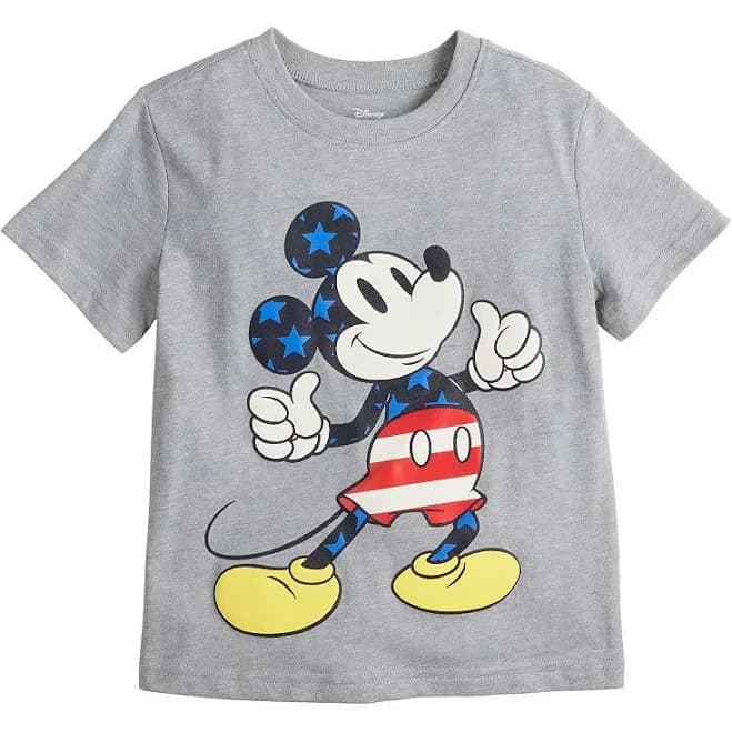 Disney's Mickey Mouse Baby & Toddler Boy Short Sleeve Graphic Tee by Jumping Beans , Toddler Boy's, Size: 3T, Grey Mickey