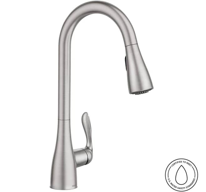 Moen 87912 Georgene Chrome Single Handle Pull-down Kitchen Faucet with Sprayer
