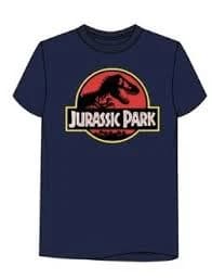 Youth Jurassic Park Logo Navy Tee - MD