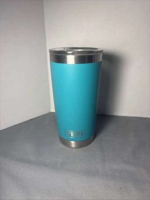 Yeti 20 Oz. Tumbler Teal Blue With Yeti Lid