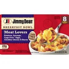 Jimmy Dean Meat Lovers Breakfast Bowl, 56 oz. (8 Pack)