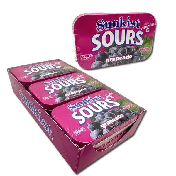 Sunkist Sours Grapeade Sour Candy