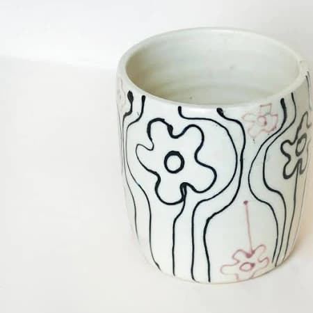 West Elm Floral Cup