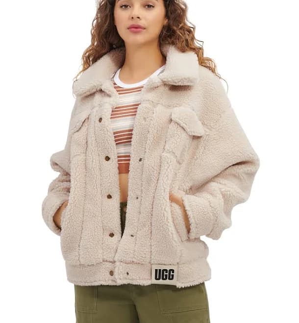UGG Women's Frankie Sherpa Trucker Jacket