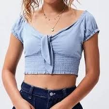 La Hearts | Tops | La Hearts Pacsun Tie Front Woven Top | Poshmark