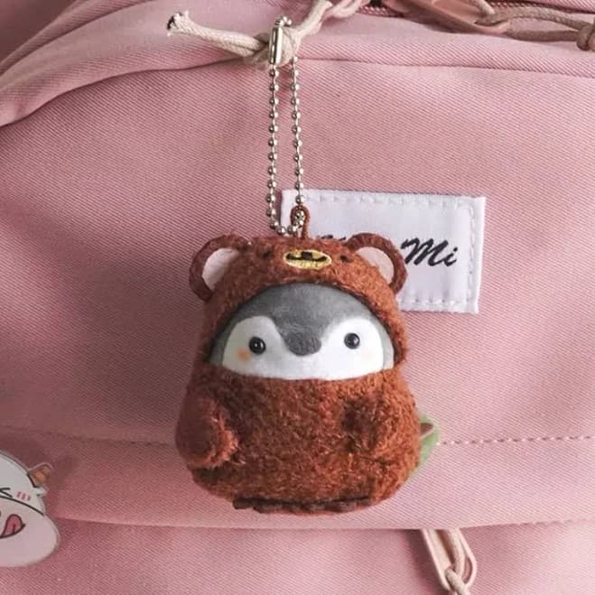 Penguin Plush Keychain