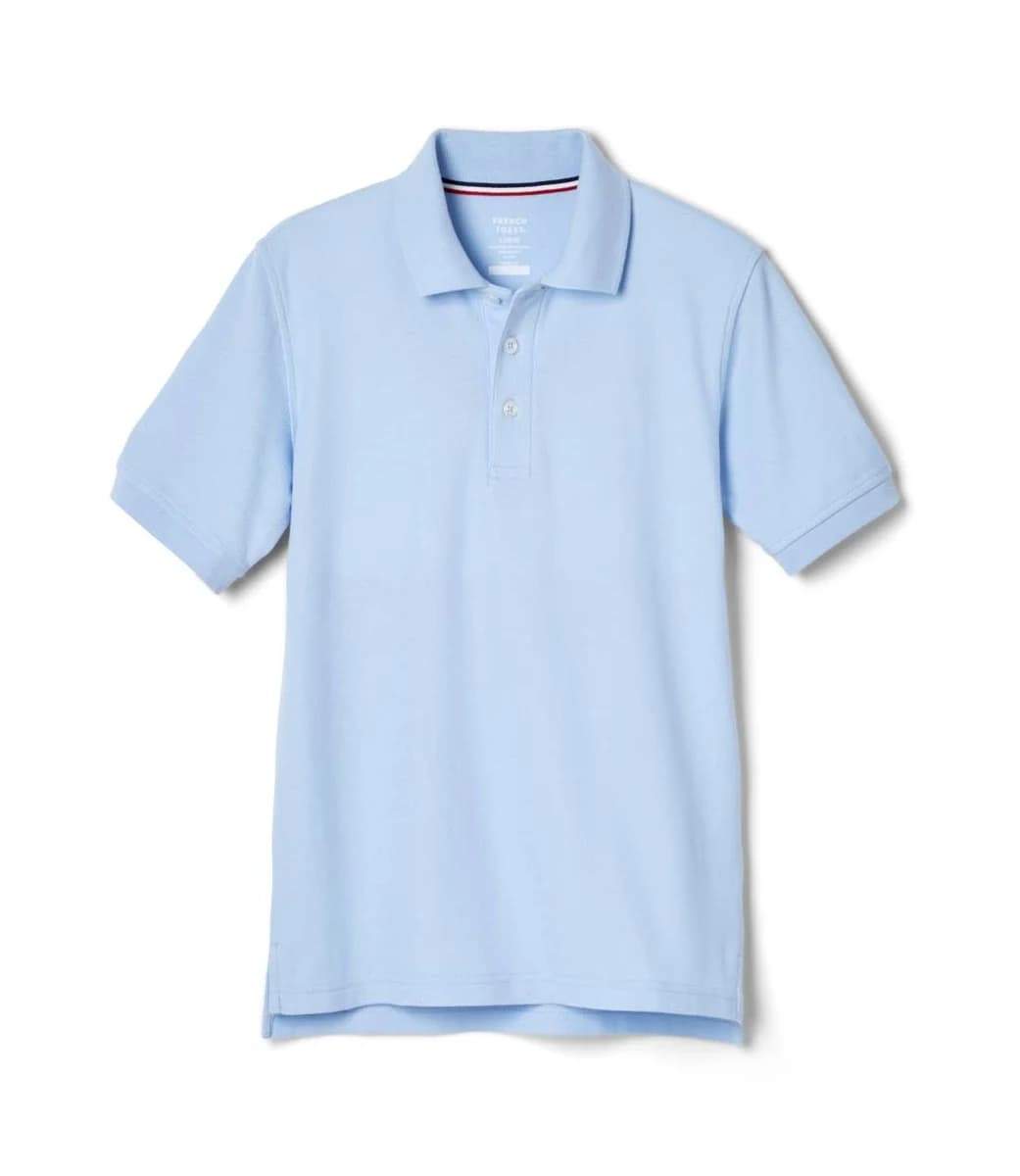 Short Sleeve Pique Polo French Toast Adult