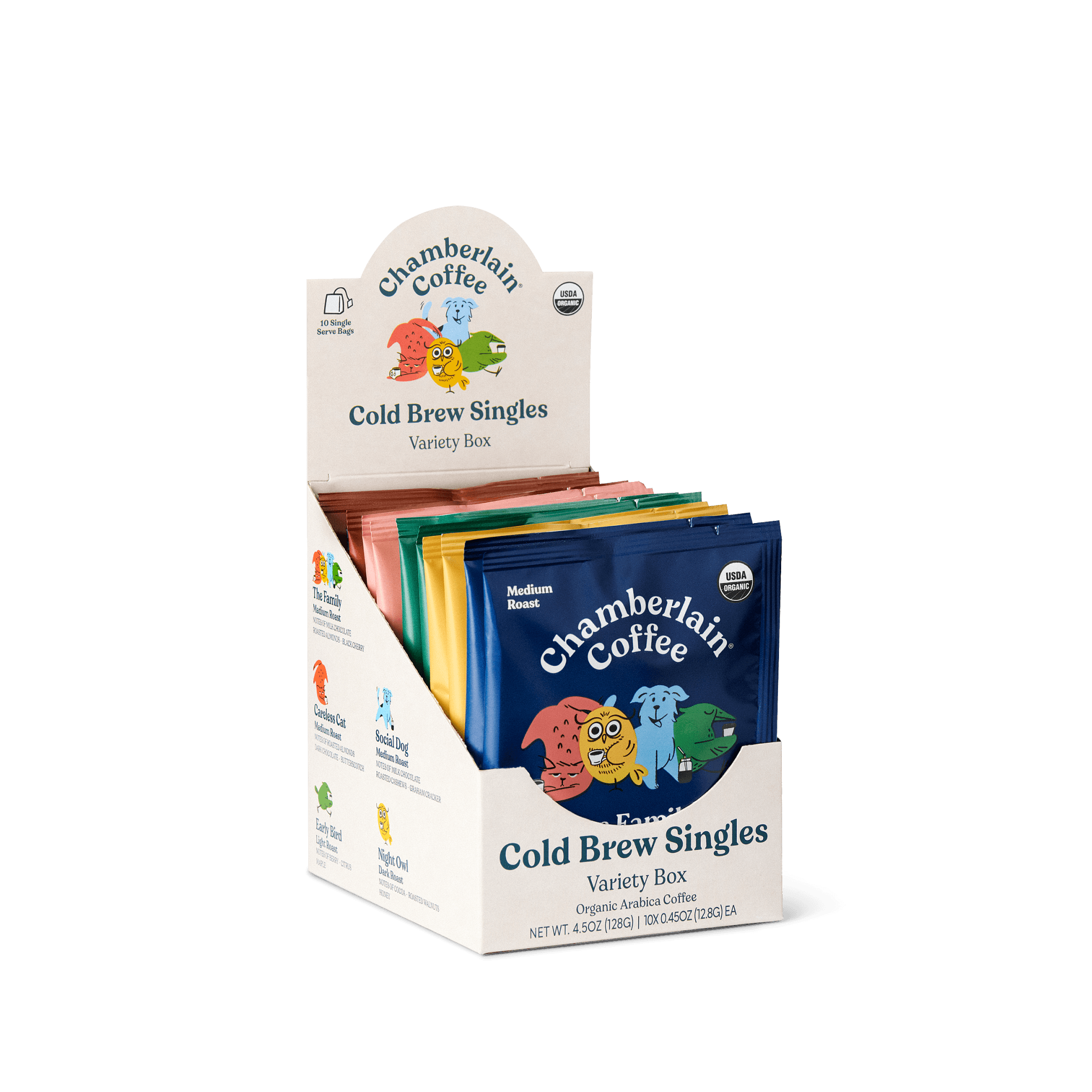 Chamberlain Coffee Cold Brew Coffee Singles