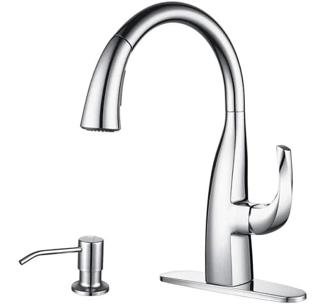 IVIGA Single Handle Pull Down Sprayer Kitchen Faucet