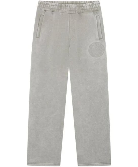 Magrit Men's Embroidered Acid Wash Sweatpants