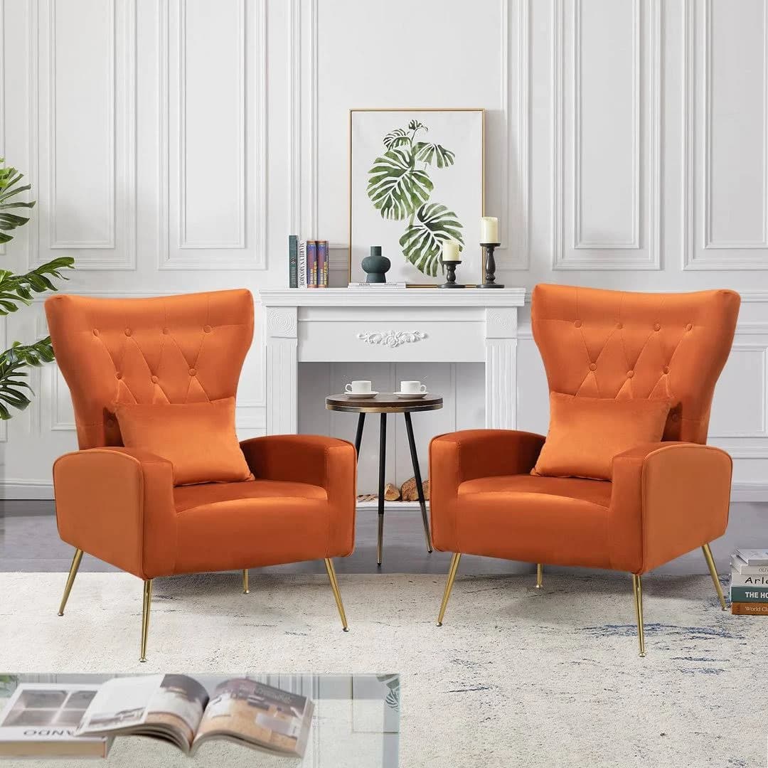 Mercer41 Ireal Velvet Armchair