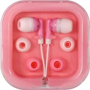 Pink Sample - Custom Ear Buds with Interchangeable Covers - Colors