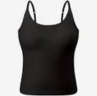 MODAL BRA TOP U NECK - Charcoal / M