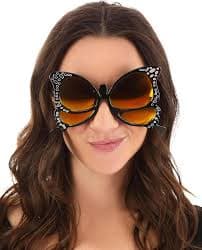 Amazon.com: elope Orange Butterfly Costume Glasses - Unique Four-Eyed Insect Bug Design, Perfect for Halloween, Cosplay, Festivals, and Parties Standard : Clothing, Shoes & Jewelry