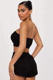 Friday Chill Vibes Short Set - Black | Fashion Nova