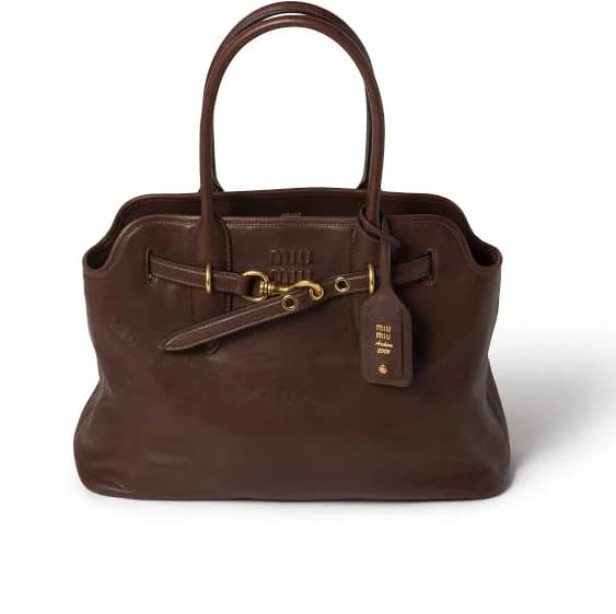 Miu Miu Aventure Nappa Leather Bag Woman