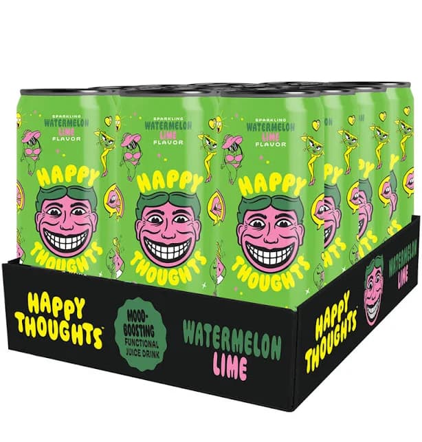 Watermelon and Lime | Functional Juice Drink | 12 x 12oz Cans