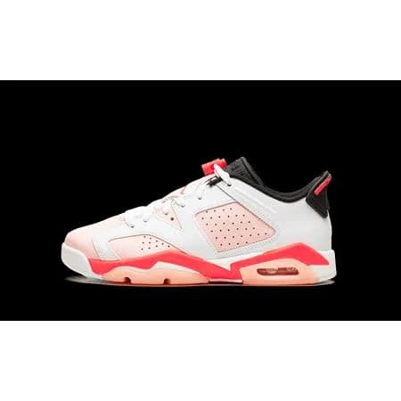Jordan Grade School Air Jordan 6 Low GS Atmosphere 768878 102 768878 102 from Stadium Goods, Kids Unisex, Size: 4 Big Kid, Pink