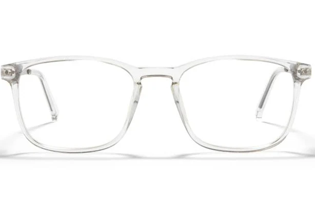 Hudson Men's Clear Square Glasses