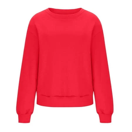 kaltagled Womens Oversized Crewneck Sweatshirt Long Sleeve Pullover Top