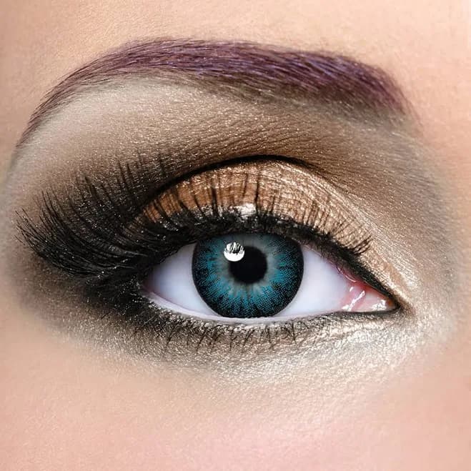 Eyefusion Dolly Blue Natural Colored Contact Lenses