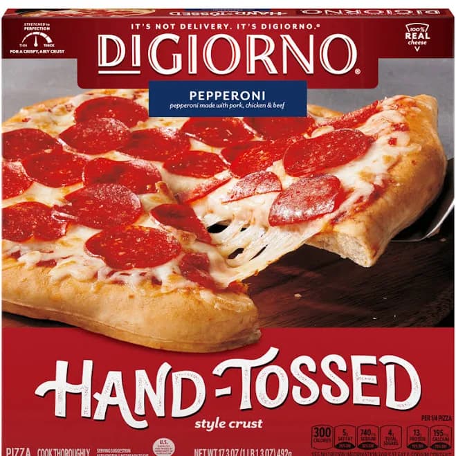 DiGiorno Frozen Hand-Tossed Style Traditional Crust Pepperoni Pizza