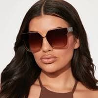 FASHION NOVA On The Money Sunglasses Tortoise | Mercari