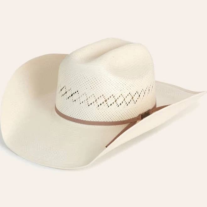 American Hat Vented Cattleman Crown Straw Cowboy Hat