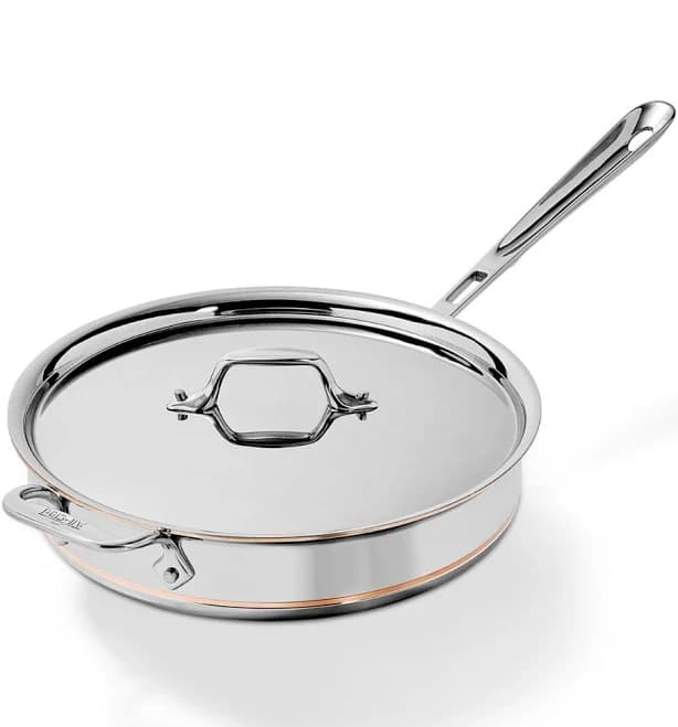 All-Clad Copper Core 3 Qt. Saute Pan with Lid