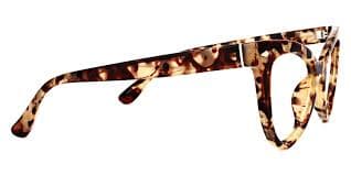 Cat Eye Amber Eyeglasses | Vooglam.com