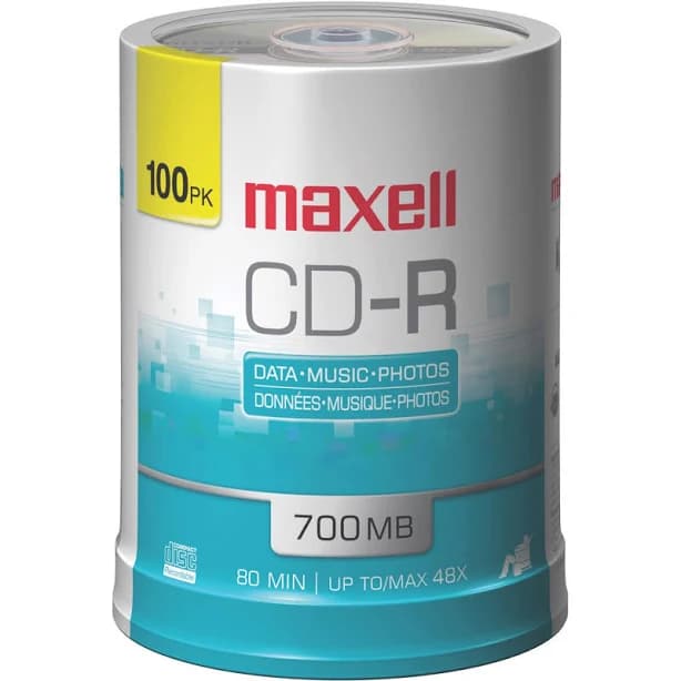 Maxell CD-R Media Spindle