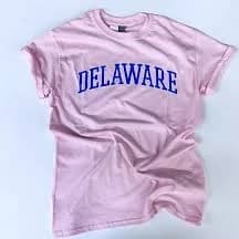 University of Delaware Arched Delaware T-shirt - Pink