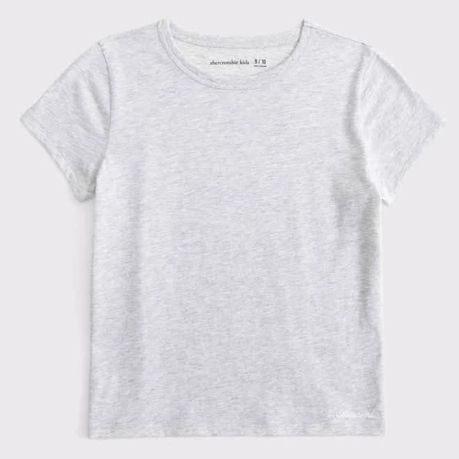 Abercrombie Kids Girls Essential Classic Tee