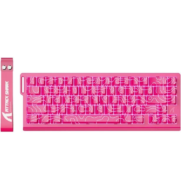 Attack Shark X68 HE Rapid Trigger Keyboard Magnetic Switch with C01pro Coiled Cable